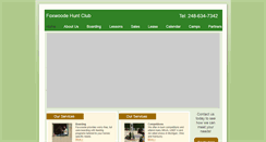 Desktop Screenshot of foxwoode.com